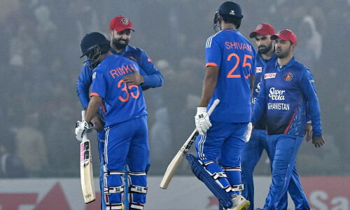 All-round Dube helps India down Afghanistan in T20 opener