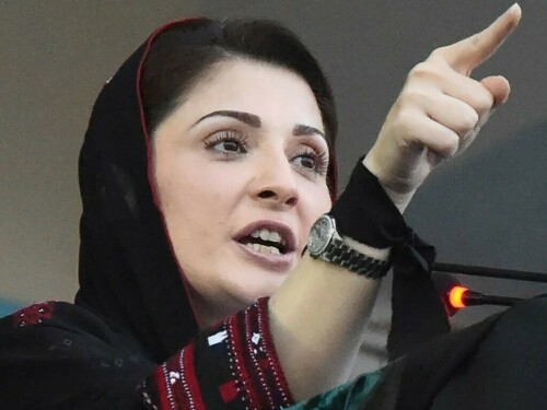 Maryam says PTI&rsquo;s symbol should be watch which Imran Khan &lsquo;stole&rsquo;