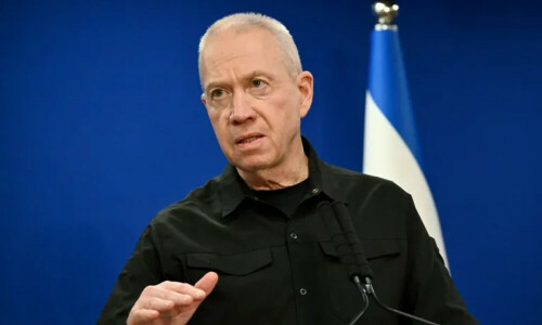 Palestinians will govern Gaza after war: Israel defence minister