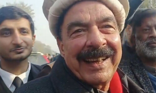 Sheikh Rashid arrested in May 9 case