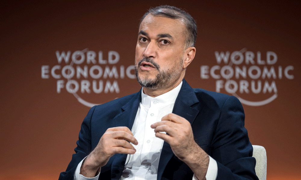 Iran foreign minister in Davos: Attacks on Israel will end if Gaza war stops