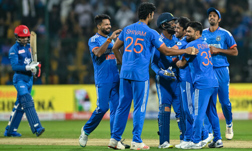 Rohit stars as India down Afghanistan in second Super Over