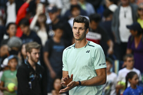 Hurkacz powers past French wildcard into Australian Open last eight