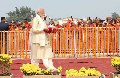 India&rsquo;s Modi leads consecration of grand Ram temple in Ayodhya