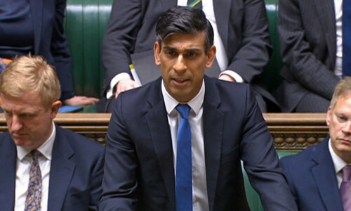 UK&rsquo;s Sunak warns Houthis of more attacks