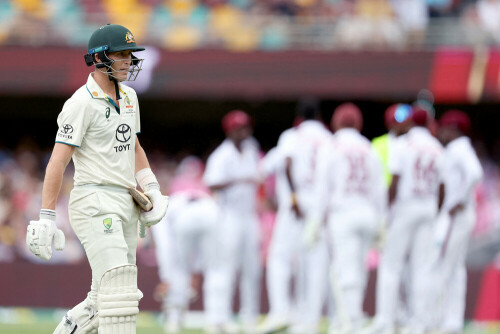 West Indies grab four wickets to put Australian on back foot