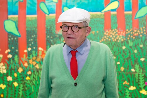 Early David Hockney pool painting &lsquo;California&rsquo; headed for auction