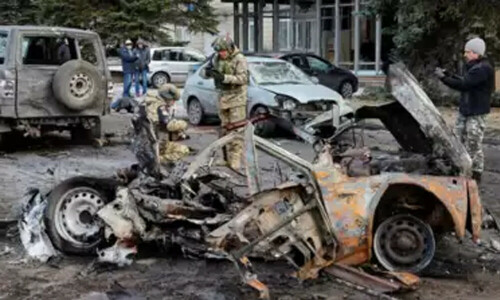 Russia says 3 killed in Ukrainian shelling of Donetsk