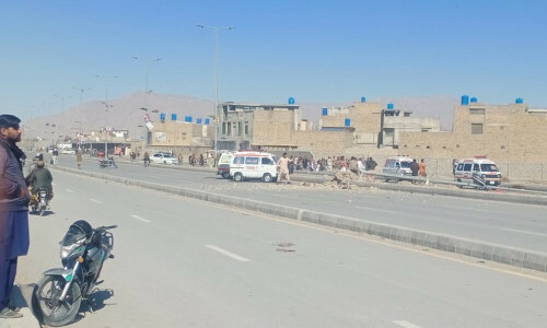 At least one killed in Quetta blast