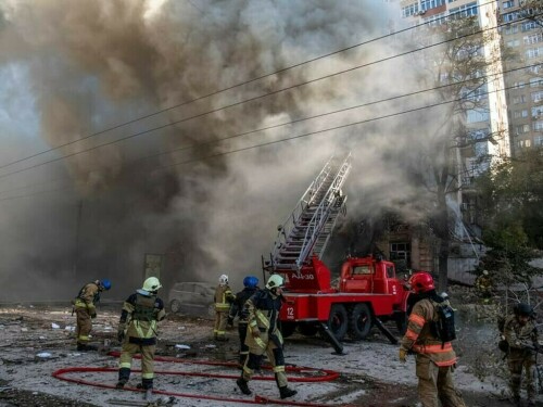 Russian drone attack in Ukraine leaves 40,000 without power