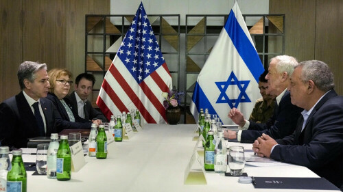 Antony Blinken pushes for hostage deal with Israel cabinet centrists