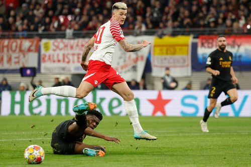 &lsquo;A mistake&rsquo;: Leipzig rue disallowed goal in Madrid loss