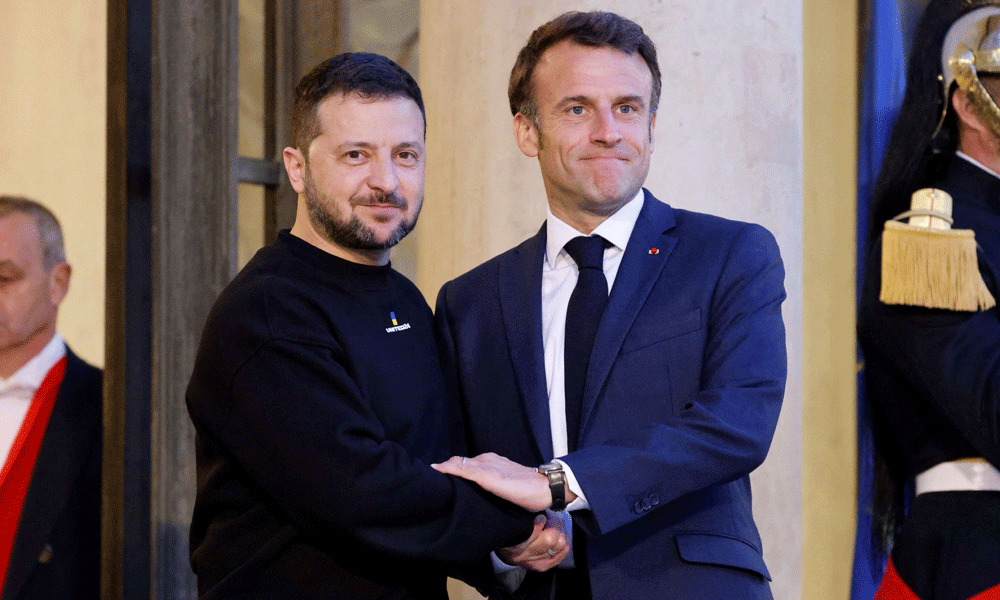 Macron, Zelensky to sign security deal in Paris Friday