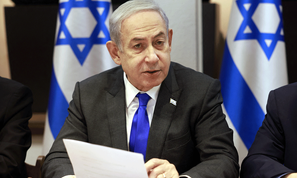 Netanyahu rejects &lsquo;international pressure&rsquo; for Palestinian state