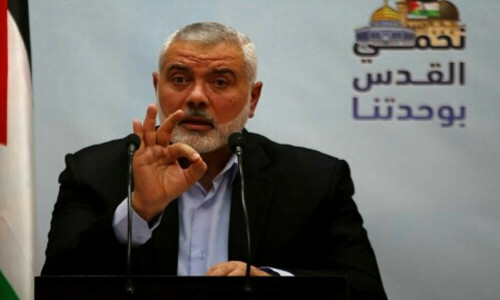 Hamas chief insists on Gaza ceasefire
