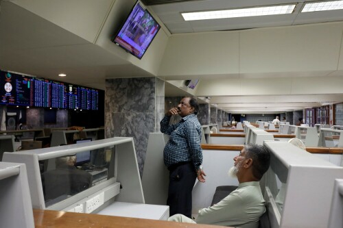 After gaining over 700 points, KSE-100 ends session on flat note