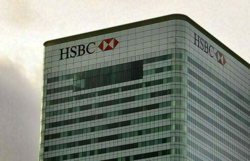 HSBC full-year profit jumps 78%, trailing estimate