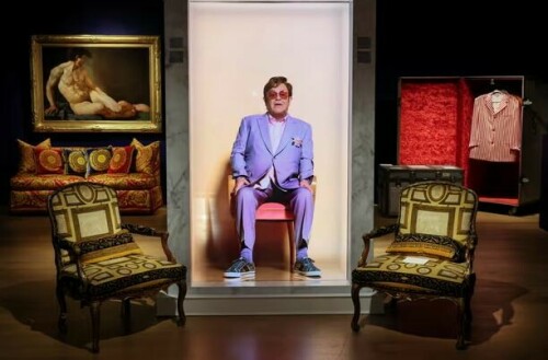 Elton John items fetch $8mn at New York auction