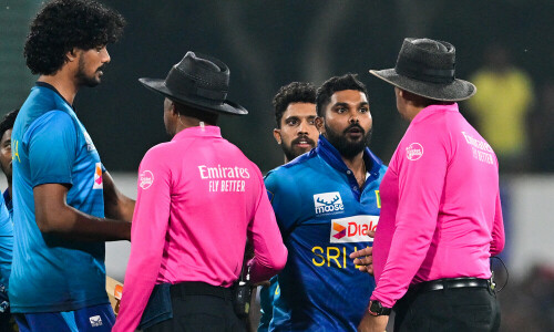 Sri Lanka T20 skipper gets two-match ban for abusing umpire