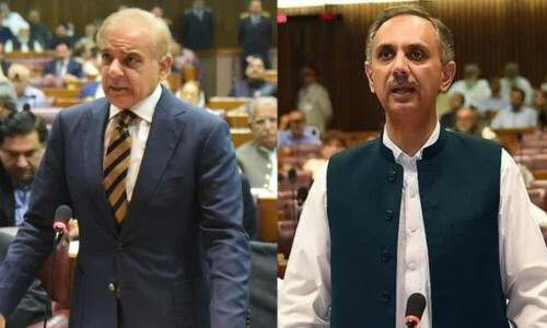 Shehbaz Sharif, Omar Ayub file nomination papers for PM slot Shehbaz Sharif, Omar Ayub file nomination papers for PM slot
