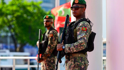 Maldives signs China defence deal as India prepares exit
