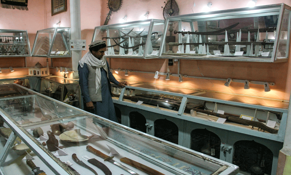 Afghan museum exhibits artefacts of Taliban victory