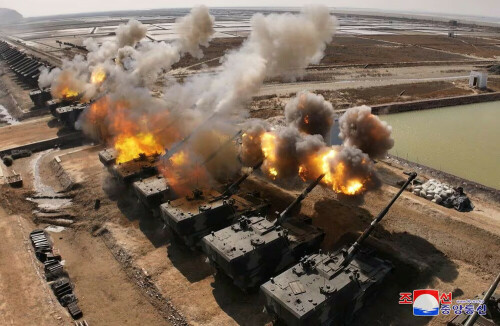 North Korea&rsquo;s Kim guides artillery firing drill in range of Seoul, KCNA says