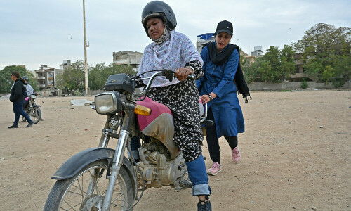 Pakistan&rsquo;s women &lsquo;Rowdy Riders&rsquo; take on traffic and tradition