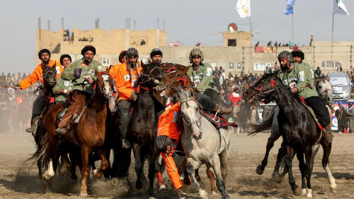 The pain and money behind the Afghan game of buzkashi
