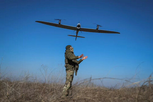 Drones are key to gain advantage over Russia, Ukraine army chief says