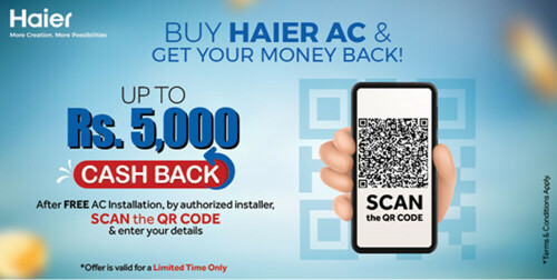 Haier AC Cashback Offer of up to Rs5,000: a cool solution to inflation woes Haier AC Cashback Offer of up to Rs5,000: a cool solution to inflation woes