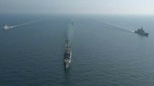 Russia conducts navy drills in Sea of Japan