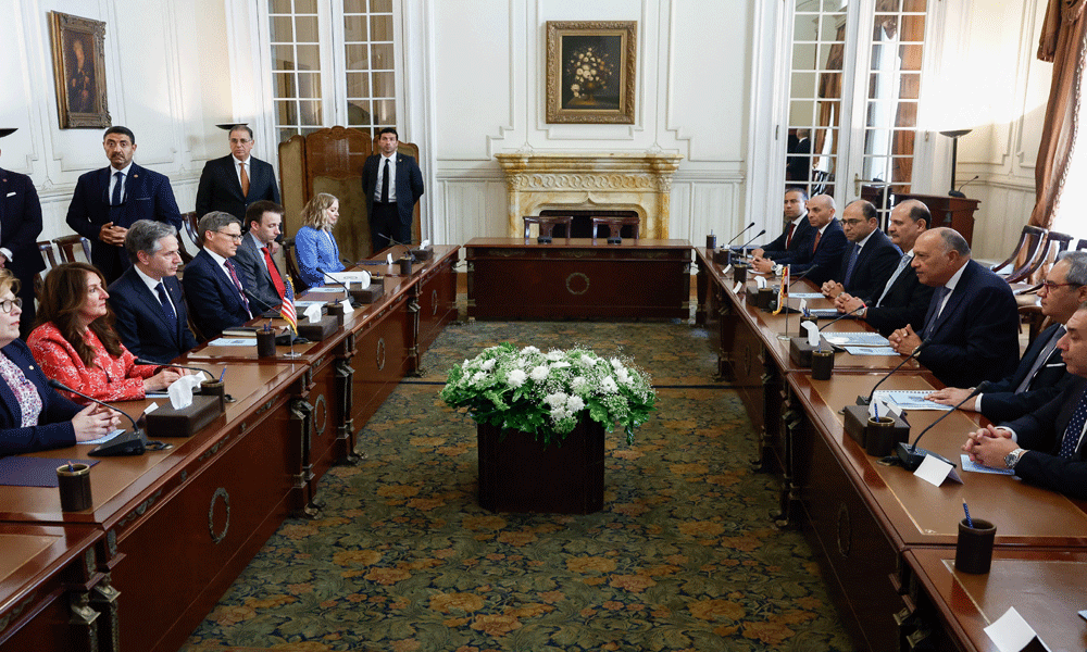 Egypt hosts Arab talks with Blinken on steps to end Gaza war