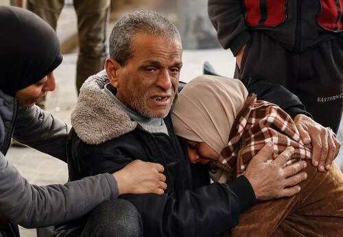 Israel kills dozens in Gaza attacks and besieges two hospitals: Palestinian medics