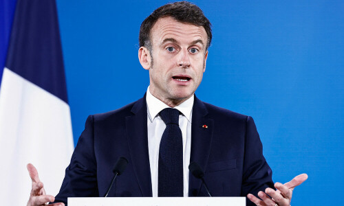 Macron says IS behind Russia attack, also targeted France