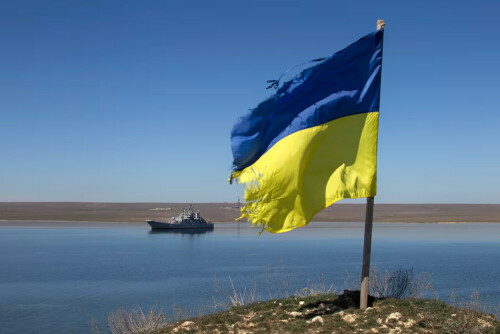 Ukraine says it hit warship that Russia took from it in 2014 with a missile