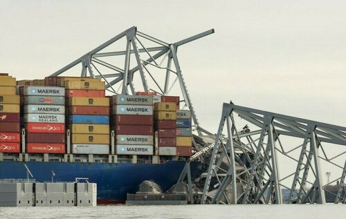 Two bodies found as Baltimore bridge collapse moves from recovery to salvage