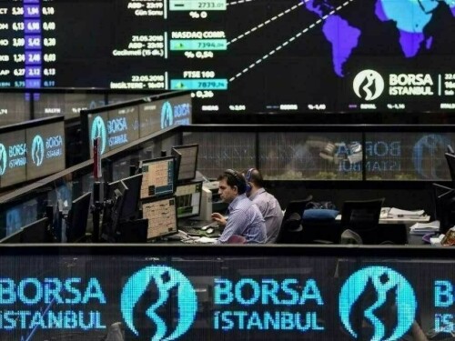 Turkiye stocks climb, lira at low after opposition election win