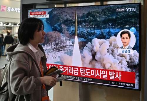 North Korea fires medium-range ballistic missile