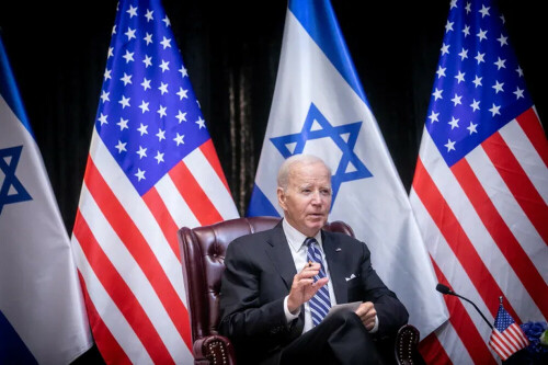Joe Biden &lsquo;outraged&rsquo; by Israeli airstrike that killed aid workers in Gaza