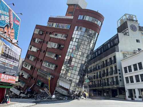 Nine dead, more than 1,000 injured in most powerful Taiwan quake in 25 years