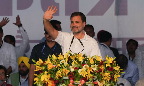 Rahul Gandhi files nomination for India election