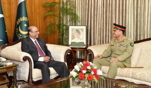 President Zardari lauds exemplary role of armed forces in safeguarding sovereignty of country
