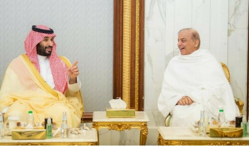 Saudi Crown Prince hosts PM Shehbaz for iftar