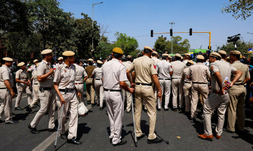India&rsquo;s BJP members detained at protest seeking Delhi leader&rsquo;s resignation
