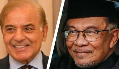 PM Shehbaz, Malaysian counterpart express solidarity with Palestinians