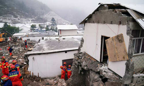 China natural disasters cost $3.3 billion in first quarter, government says