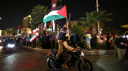 Thousands gather in Iran in show of support for attack on Israel