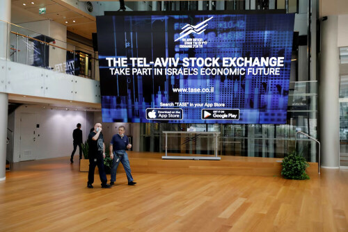 Tel Aviv share indexes edge lower after Iran attack on Israel