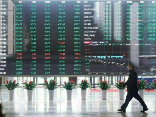 China stocks rise after new guidelines; HK shares drop